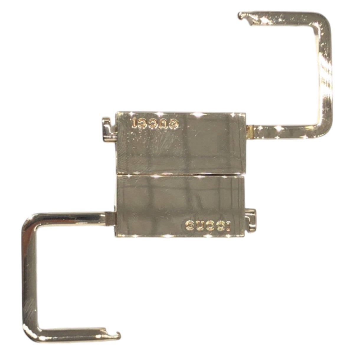 12899
 GUCCI Gucci Gold Metal Key Holder Key Ring Detachable Women's