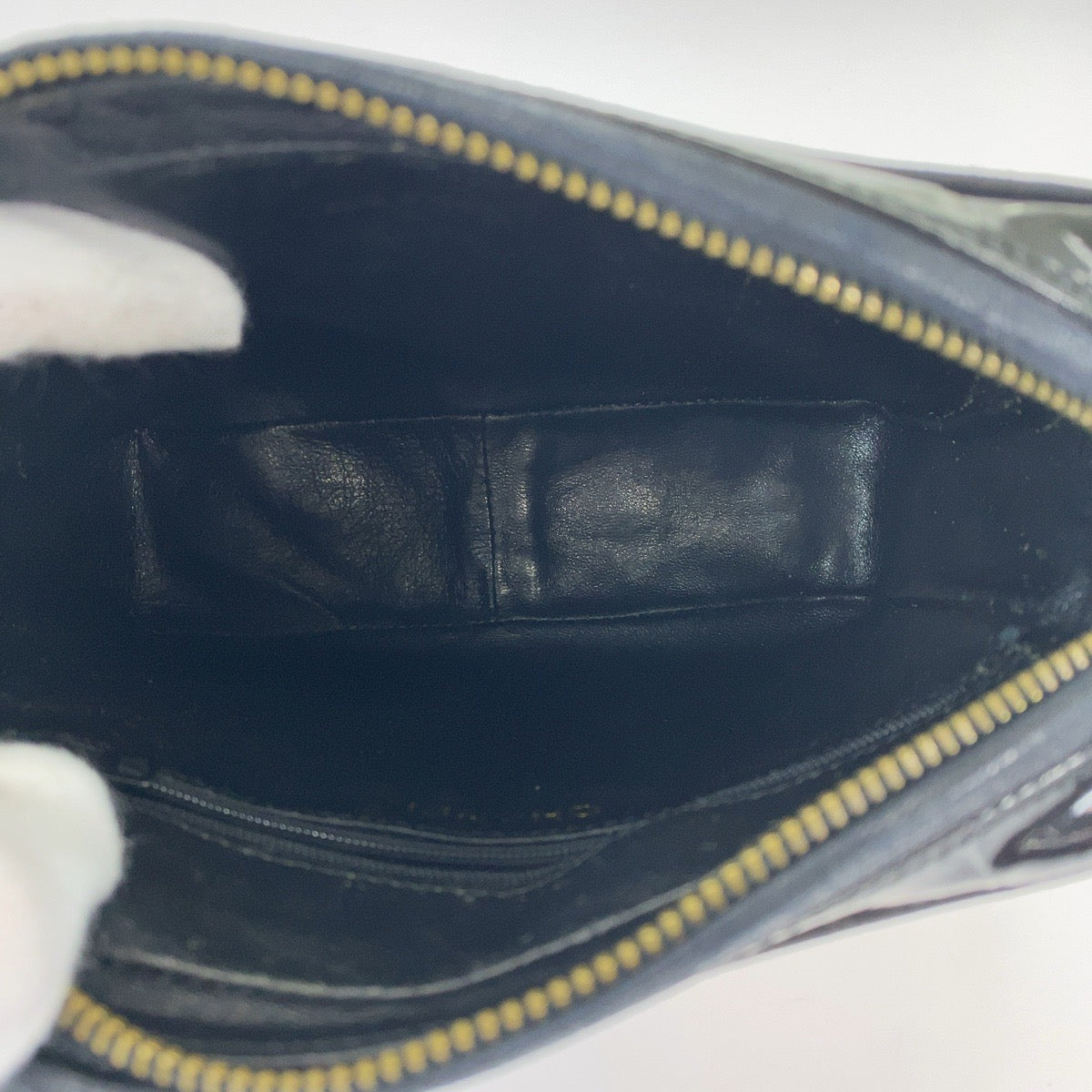 12262
CHANEL シャネル ヴィンテージ マトラッセ ココマーク フリンジ ブラック 黒 ゴールド金具 パテントレザー チェーンショルダーバッグ 斜め掛け  レディース