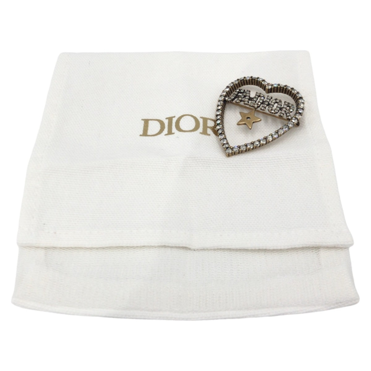 12901
Dior ディオール Christian Dior J’ADIOR ラインストーン ゴールド メタル ブローチ  レディース