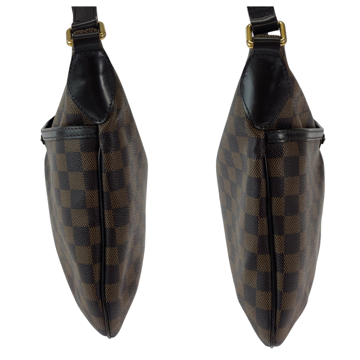 LOUIS VUITTON ルイヴィトン ダミエ ブルームズベリPM ブラウン ゴールド金具 PVC N42251 斜め掛け ショルダーバッグ  レディース
