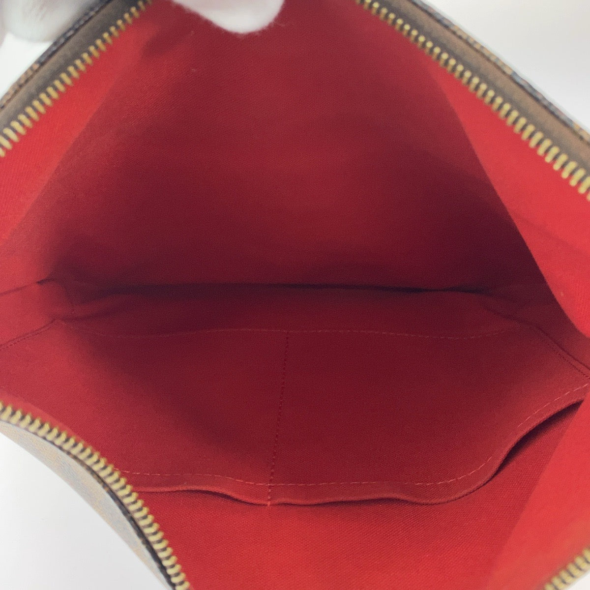 LOUIS VUITTON ルイヴィトン ダミエ ブルームズベリPM ブラウン ゴールド金具 PVC N42251 斜め掛け ショルダーバッグ  レディース