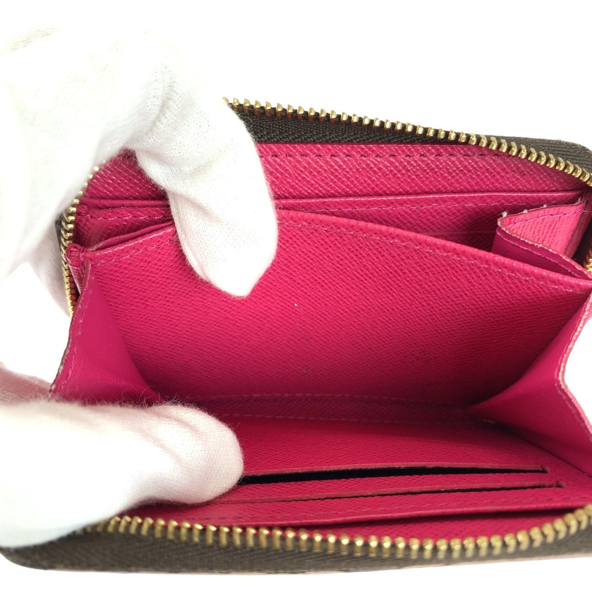 LOUIS VUITTON ルイヴィトン モノグラム ブルーミングフラワー ジッピーコインパース ブラウン ゴールド金具 PVC M68332 コインケース 小銭入れ  レディース