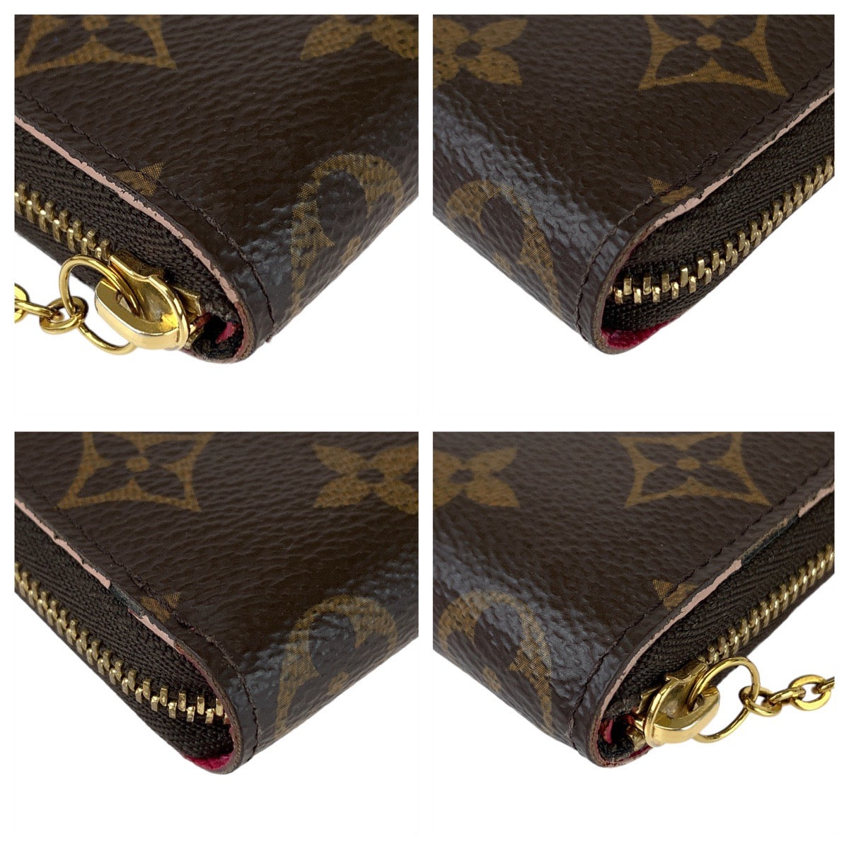 LOUIS VUITTON ルイヴィトン モノグラム ブルーミングフラワー ジッピーコインパース ブラウン ゴールド金具 PVC M68332 コインケース 小銭入れ  レディース