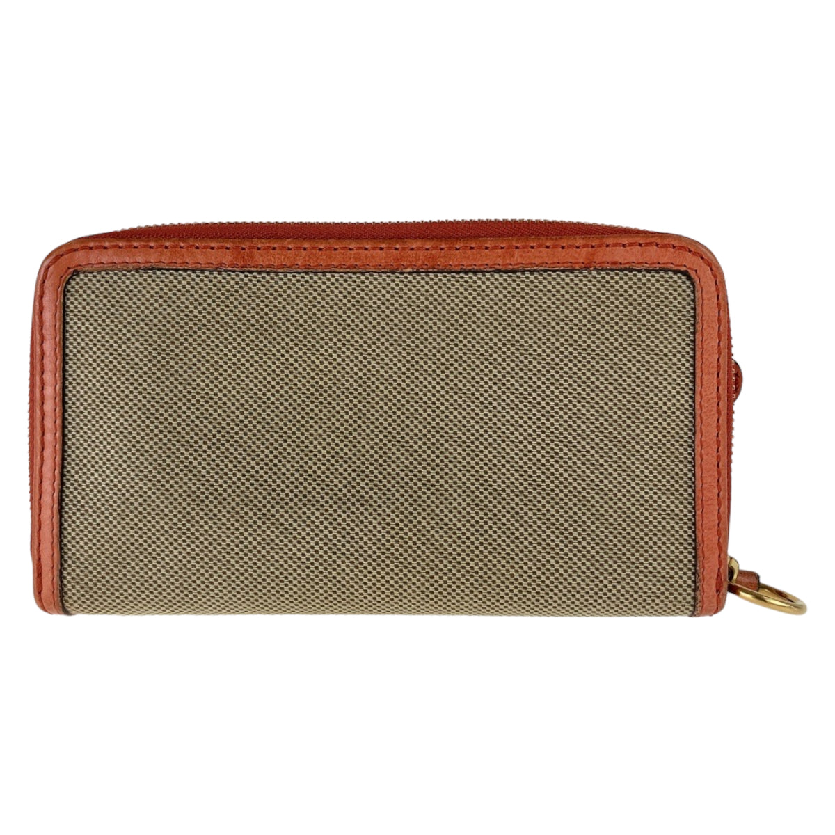 12248
 
Chloe Chloe Harley Orange Beige Gold Hardware Canvas/Leather Long Wallet Women's