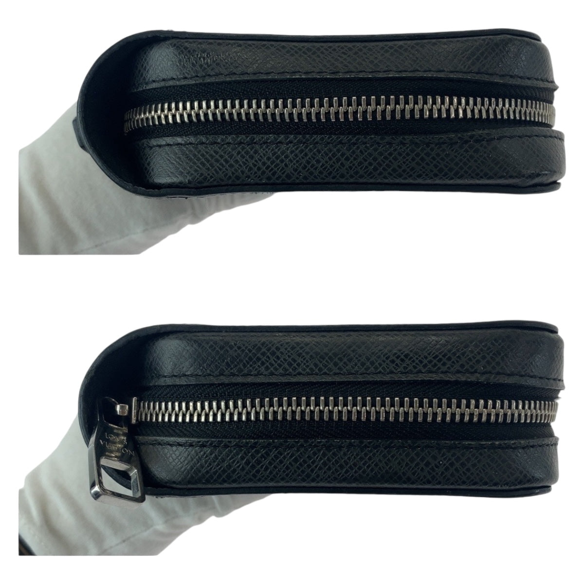 12247
LOUIS VUITTON ルイヴィトン タイガ ジッピーXL ノワール ブラック 黒 シルバー金具 レザー M44275 長財布 オーガナイザー セカンドバッグ  メンズ