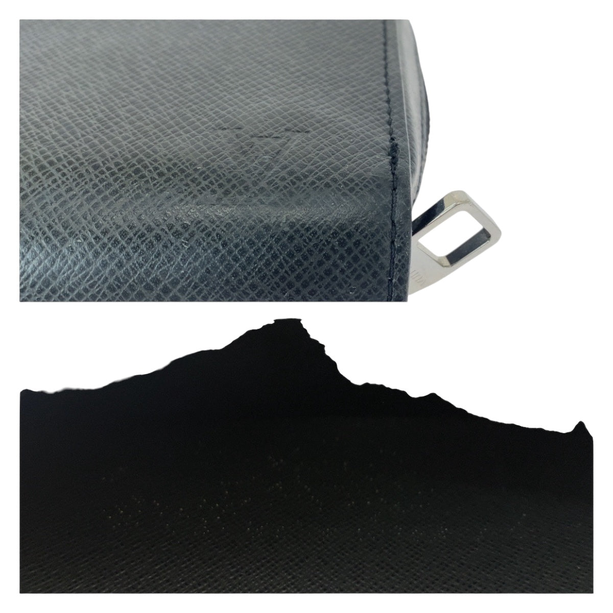 12247
LOUIS VUITTON ルイヴィトン タイガ ジッピーXL ノワール ブラック 黒 シルバー金具 レザー M44275 長財布 オーガナイザー セカンドバッグ  メンズ
