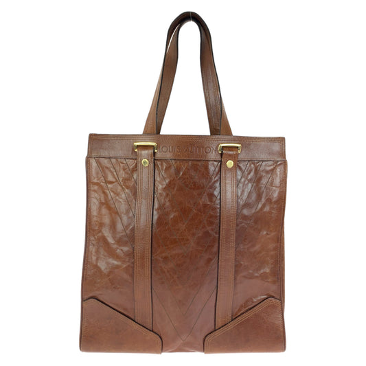 12246
LOUIS VUITTON ルイヴィトン キュイールソアナ サック プラ ブラウン ゴールド金具 レザー M95361 トートバッグ ハンドバッグ  レディース