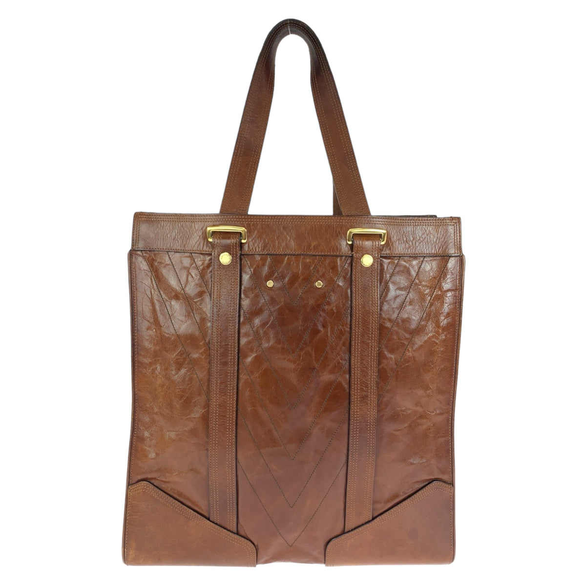 12246
LOUIS VUITTON ルイヴィトン キュイールソアナ サック プラ ブラウン ゴールド金具 レザー M95361 トートバッグ ハンドバッグ  レディース