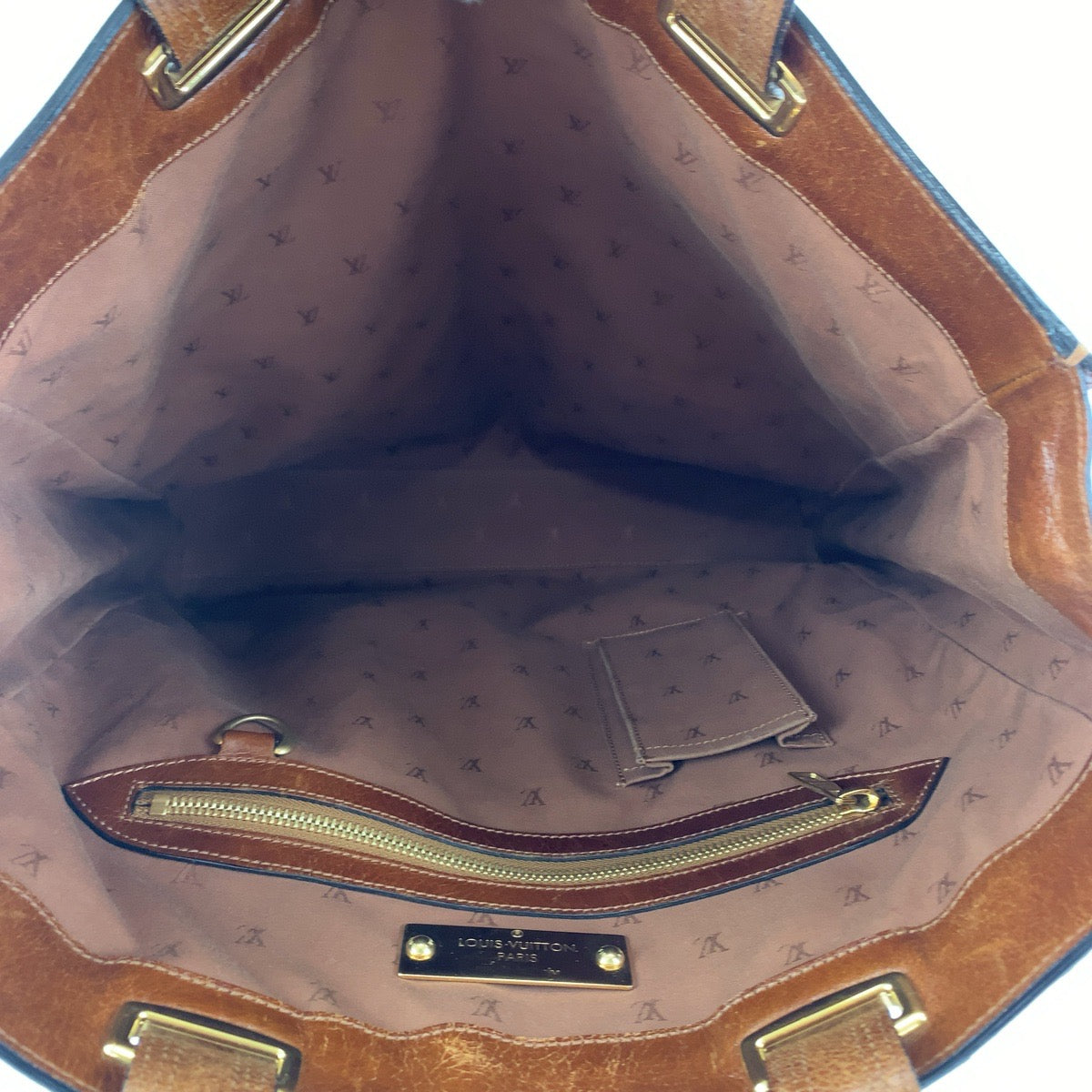 12246
LOUIS VUITTON ルイヴィトン キュイールソアナ サック プラ ブラウン ゴールド金具 レザー M95361 トートバッグ ハンドバッグ  レディース