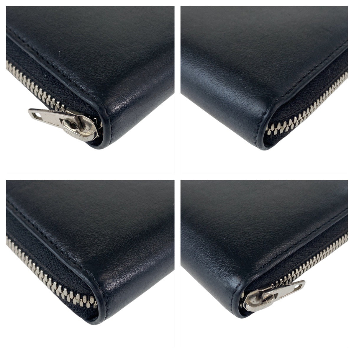 112230
BALENCIAGA バレンシアガ ペーパー コンチネンタル ブラック 黒 シルバー金具 レザー 長財布 ロングウォレット 男女兼用  レディース
