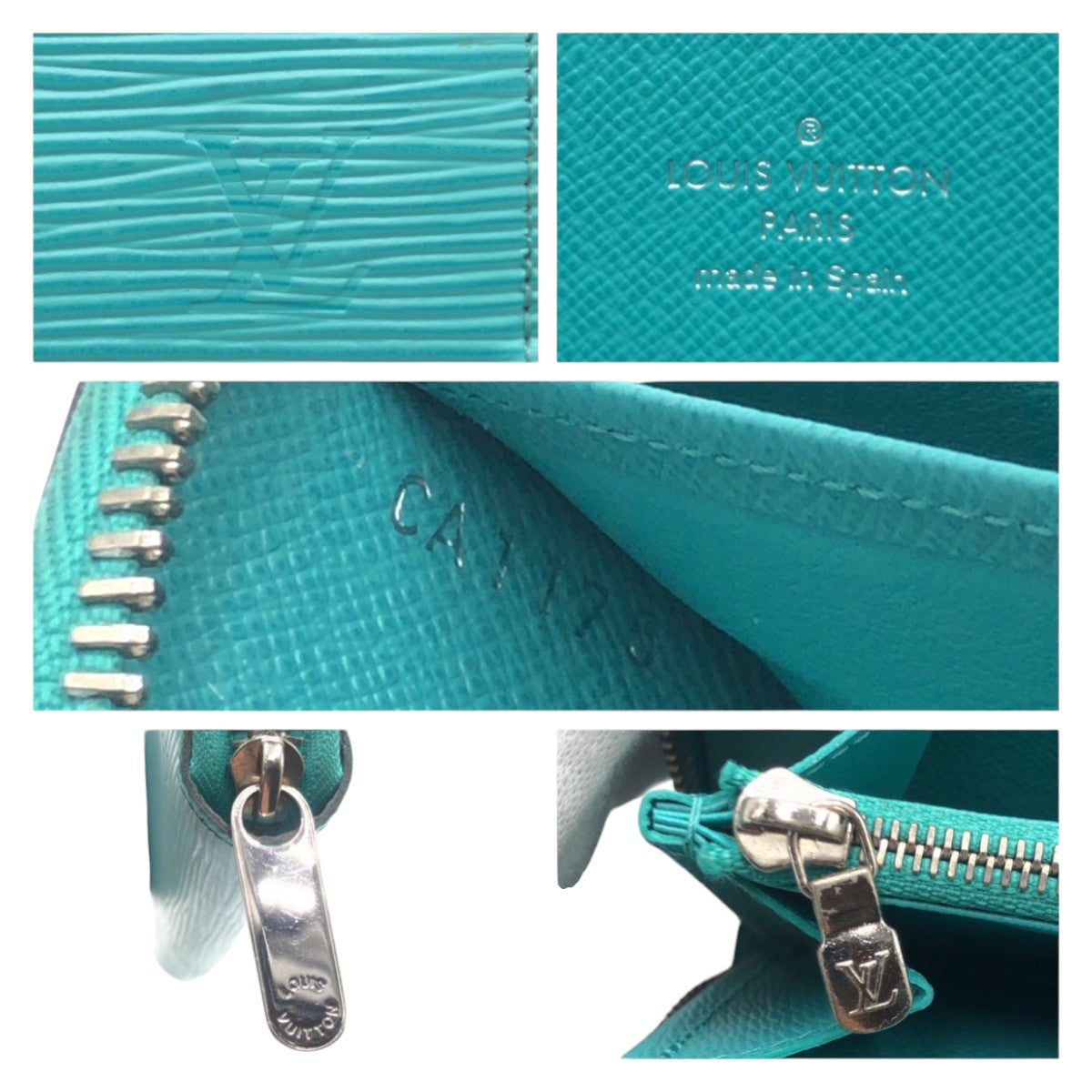 12909
LOUIS VUITTON ルイヴィトン エピ ジッピーウォレット ブルー テュルコワーズ シルバー金具 エピレザー M60955 長財布 ラウンドファスナー  レディース