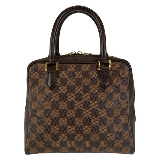 12212
LOUIS VUITTON ルイヴィトン ダミエ ブレラ ブラウン ゴールド金具 PVC / レザー N51150 ハンドバッグ  レディース