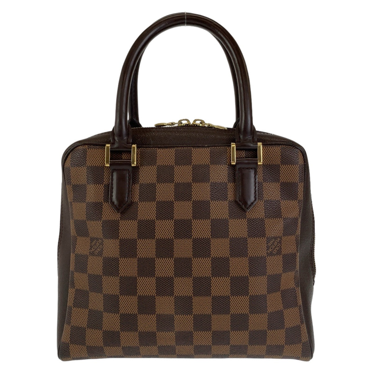 12212
LOUIS VUITTON ルイヴィトン ダミエ ブレラ ブラウン ゴールド金具 PVC / レザー N51150 ハンドバッグ  レディース
