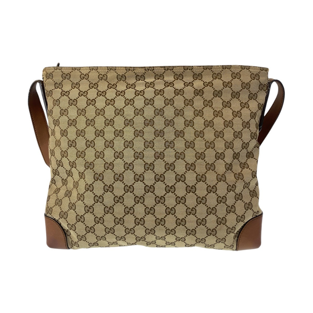 GUCCI グッチ シェリーライン ブラウン ベージュ シルバー金具 GGキャンバス / レザー 308930 斜めがけ ショルダーバッグ メッセンジャーバッグ  レディース