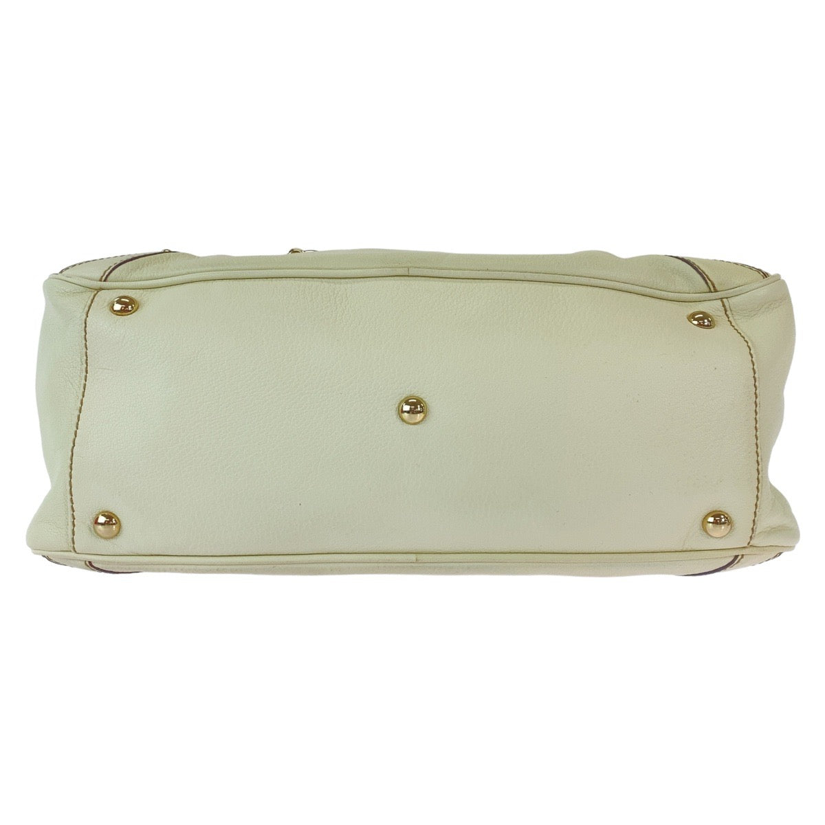 12202
GUCCI グッチ バンブー ホースビット ホワイト ゴールド金具 レザー 159398 ハンドバッグ ショルダーバッグ  レディース
