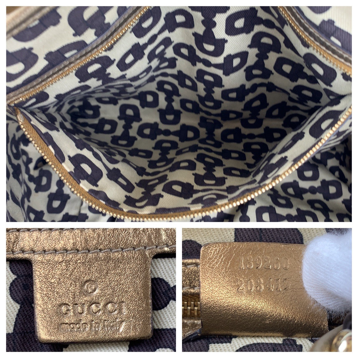 12201
GUCCI グッチ シェリーライン GGキャンバス 139260 トートバッグ ショルダーバッグ  レディース