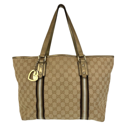 12201
GUCCI グッチ シェリーライン GGキャンバス 139260 トートバッグ ショルダーバッグ  レディース