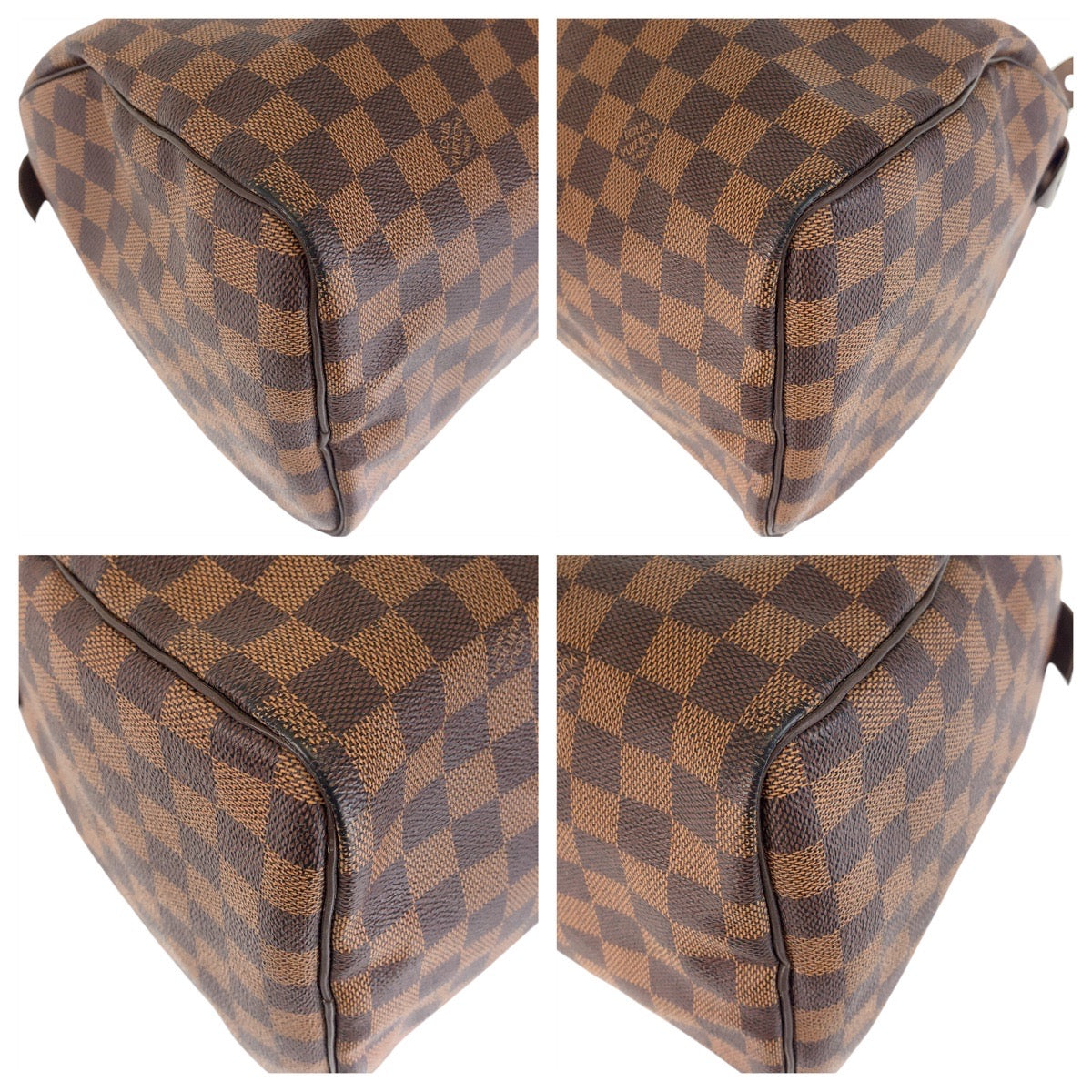 12914
LOUIS VUITTON ルイヴィトン ダミエ スピーディ30 ブラウン PVC N41531 ハンドバッグ ボストンバッグ  レディース