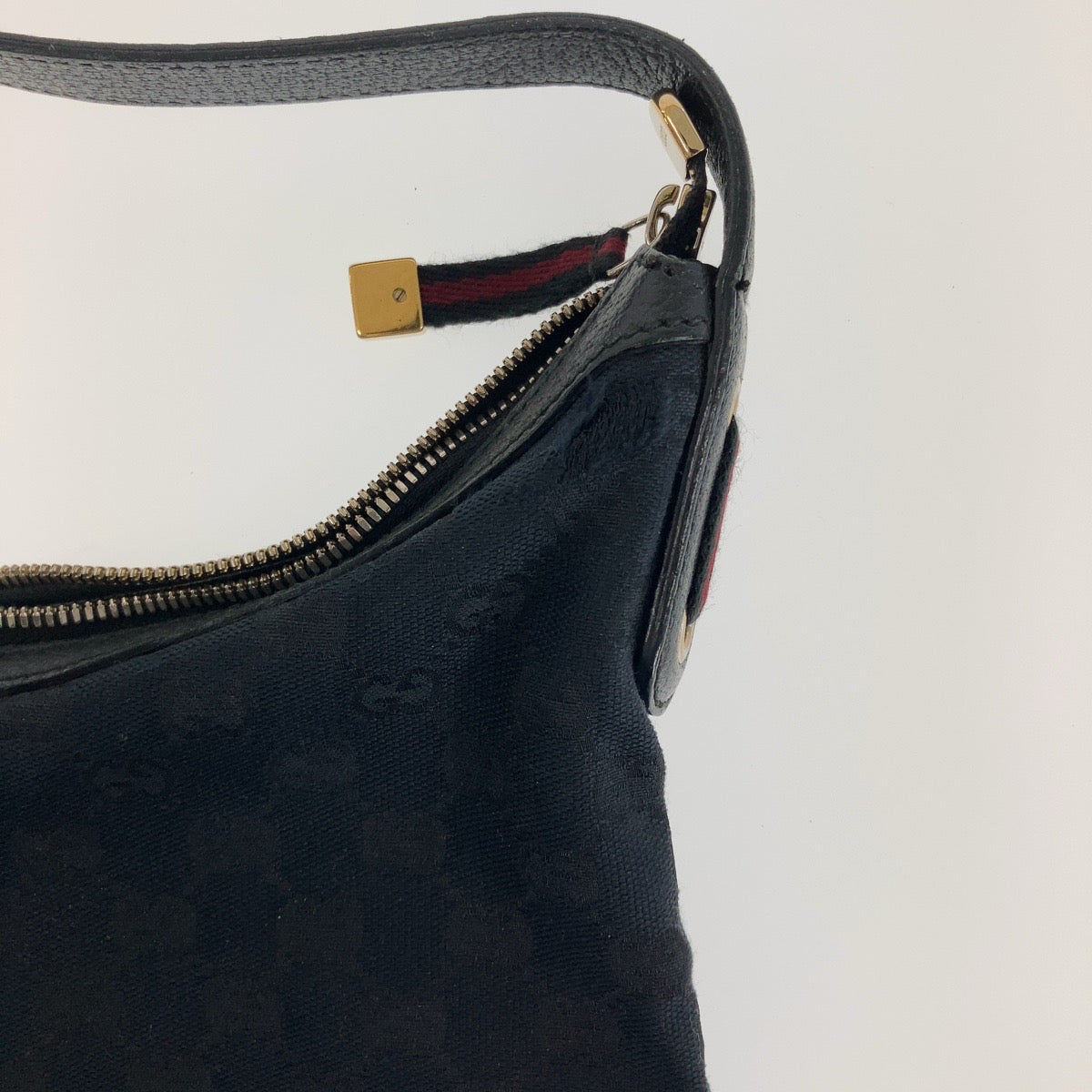 12188
GUCCI グッチ シェリーライン プリンシー ブラック シルバー金具 ゴールド金具 GGキャンバス / レザー 162882 ホーボー ショルダーバッグ  レディース