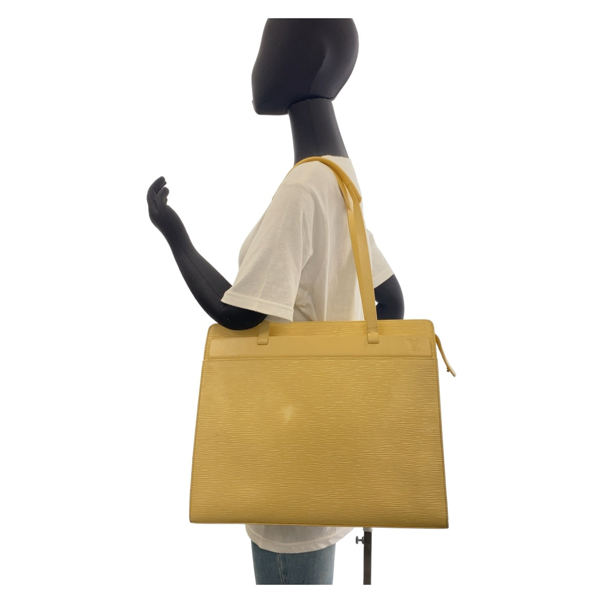 12185
LOUIS VUITTON ルイヴィトン エピ クロワゼットGM バニラ イエロー ゴールド金具 エピレザー M5250A トートバッグ ショルダーバッグ  レディース