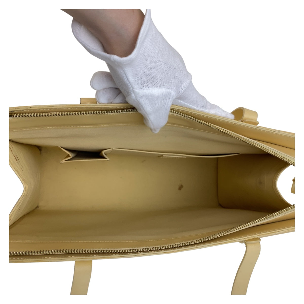 17967
LOUIS VUITTON ルイヴィトン エピ クロワゼットGM バニラ イエロー ゴールド金具 エピレザー M5250A トートバッグ ショルダーバッグ  レディース AB33