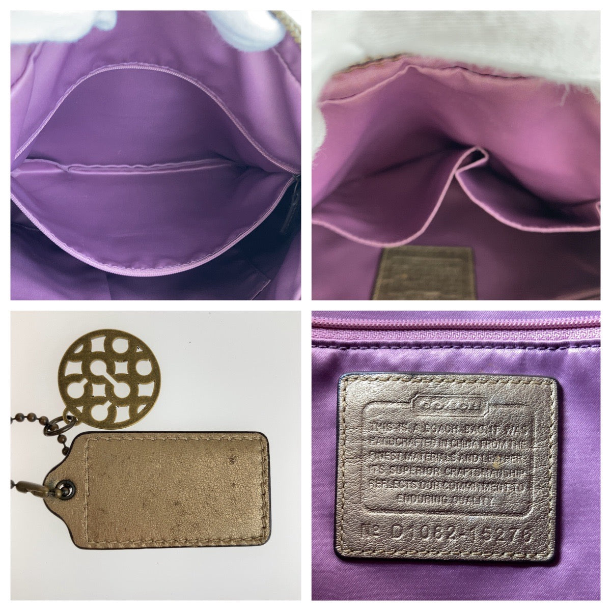 12168
COACH コーチ オプアート アレクサンドラ スタッズ レザー トートバッグ ショルダーバッグ 2way 斜め掛け可能  レディース AB5
