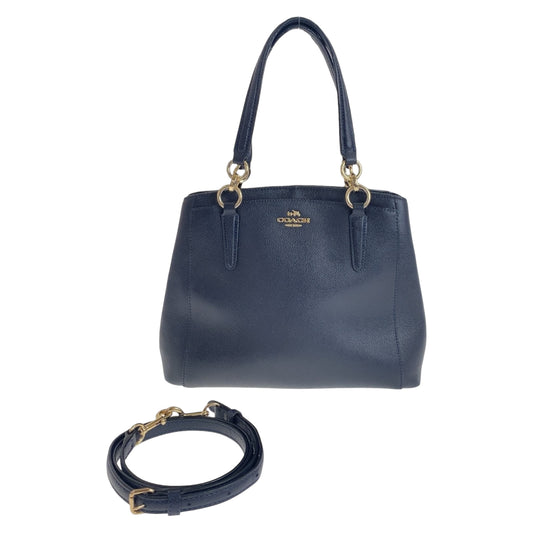 12160
COACH コーチ ミネッタ ネイビー ゴールド金具 PVC B57847 トートバッグ ショルダーバッグ ハンドバッグ 2way 斜め掛け可能  レディース