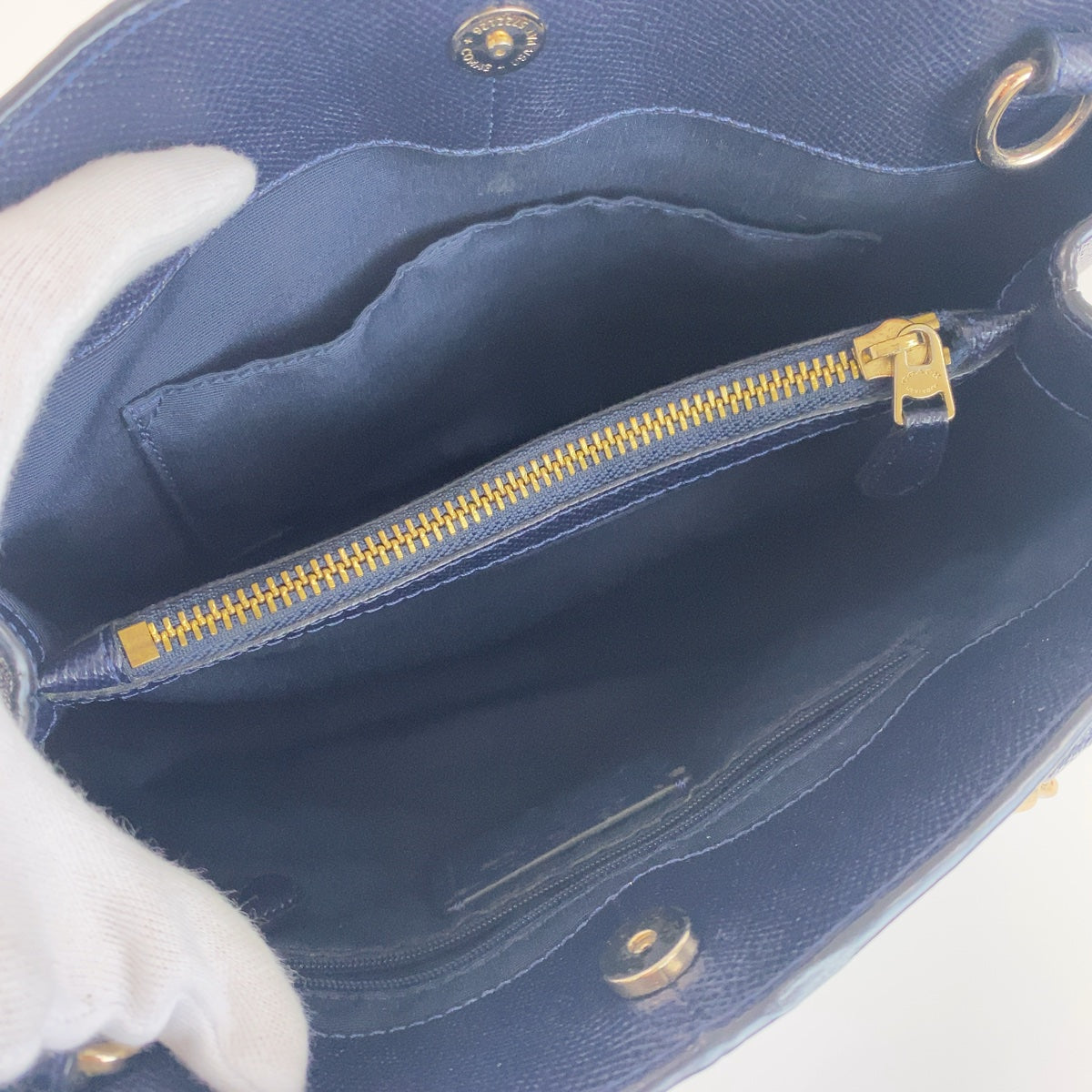 12160
COACH コーチ ミネッタ ネイビー ゴールド金具 PVC B57847 トートバッグ ショルダーバッグ ハンドバッグ 2way 斜め掛け可能  レディース