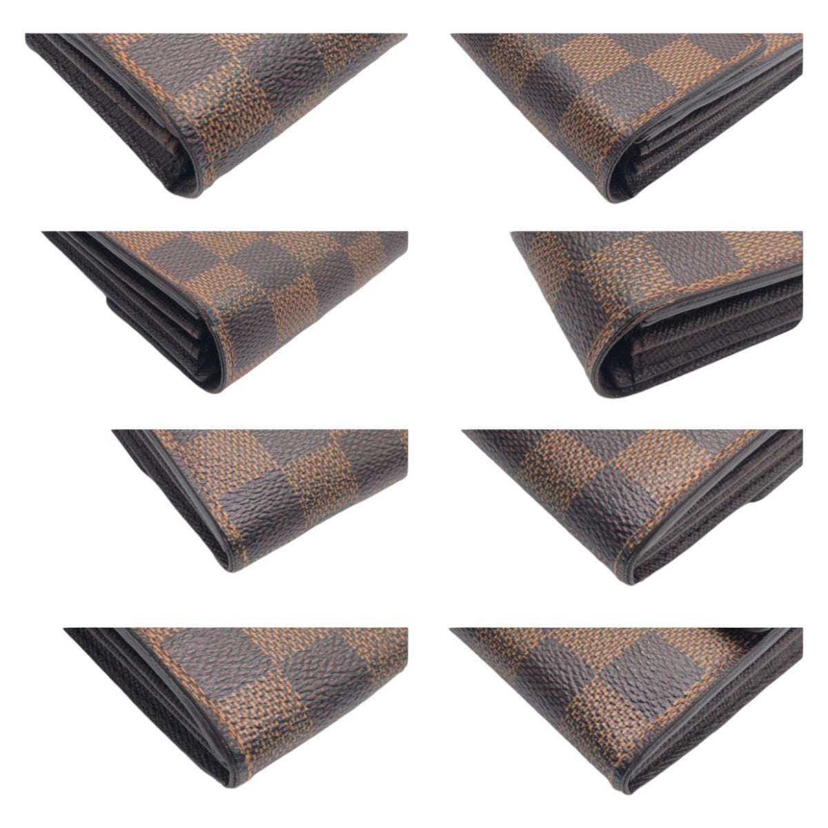 12813
LOUIS VUITTON ルイヴィトン ダミエ ポルトフォイユ サラ ブラウン ゴールド金具 PVC N61734 長財布 ロングウォレット  レディース