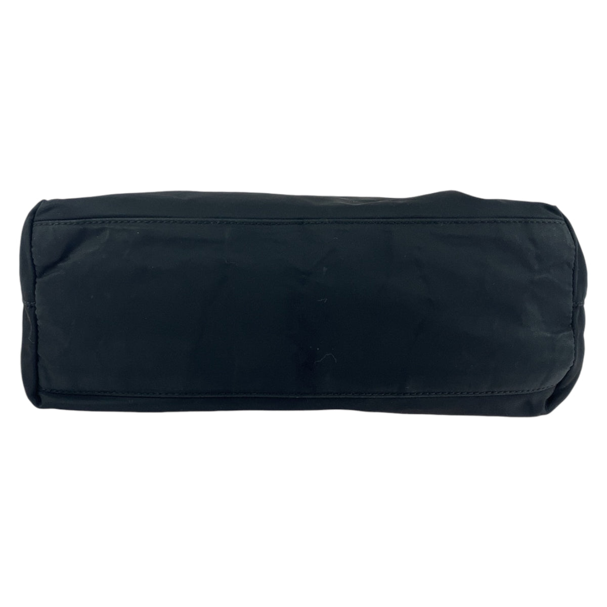 PRADA Prada Tessuto Triangle Logo Plate Black Silver Hardware Nylon Tote Bag Shoulder Bag Women's