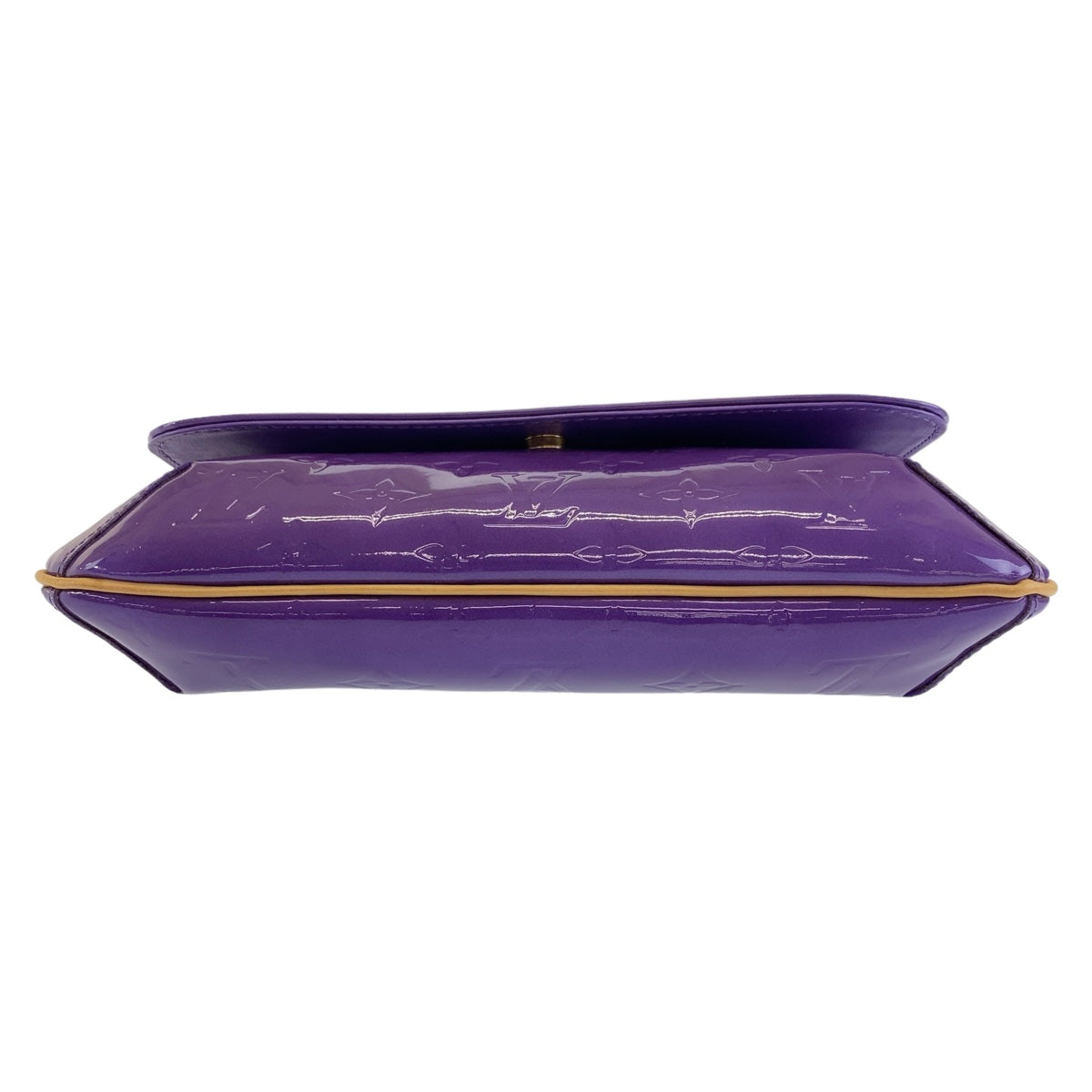 12142
LOUIS VUITTON ルイヴィトン ヴェルニ トンプソンストリート パープル ゴールド金具 パテントレザー / レザー M91214 ショルダーバッグ  レディース