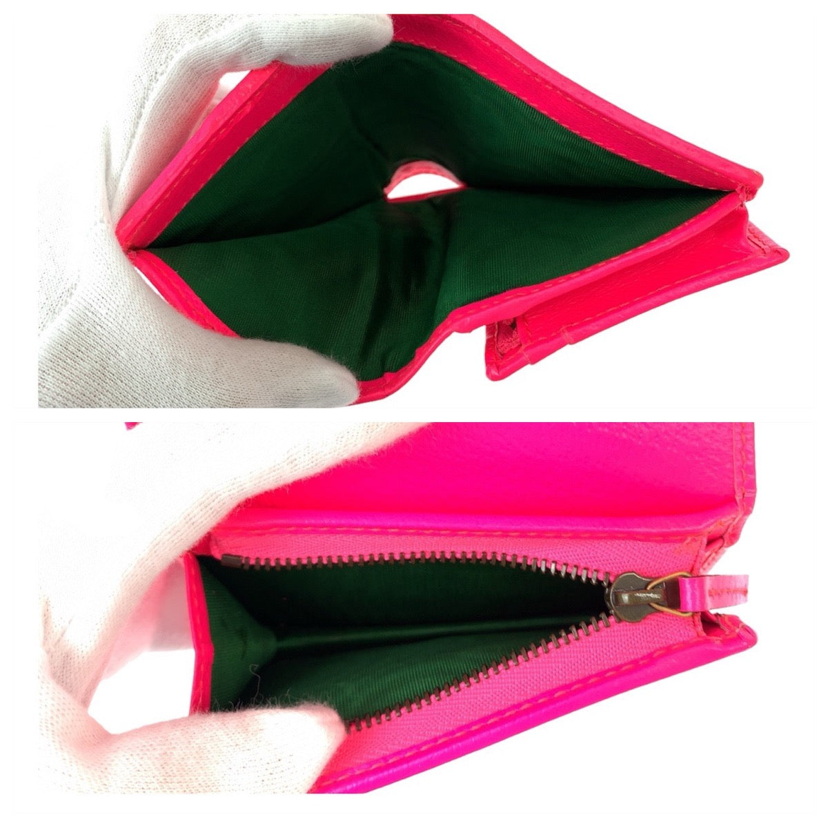 112135
GUCCI グッチ フローラ ズゥミ ピンク ショッキングピンク ゴールド金具 PVC 0959 536353 折財布 コンパクトウォレット  レディース