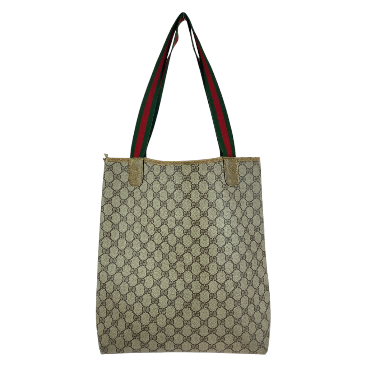112134
GUCCI グッチ ヴィンテージ オールドグッチ シェリーライン インターロッキング ブラウン グレー ゴールド金具 GGスプリームキャンバス / レザー 39 02 003 トートバッグ ショルダーバッグ 男女兼用  レディース