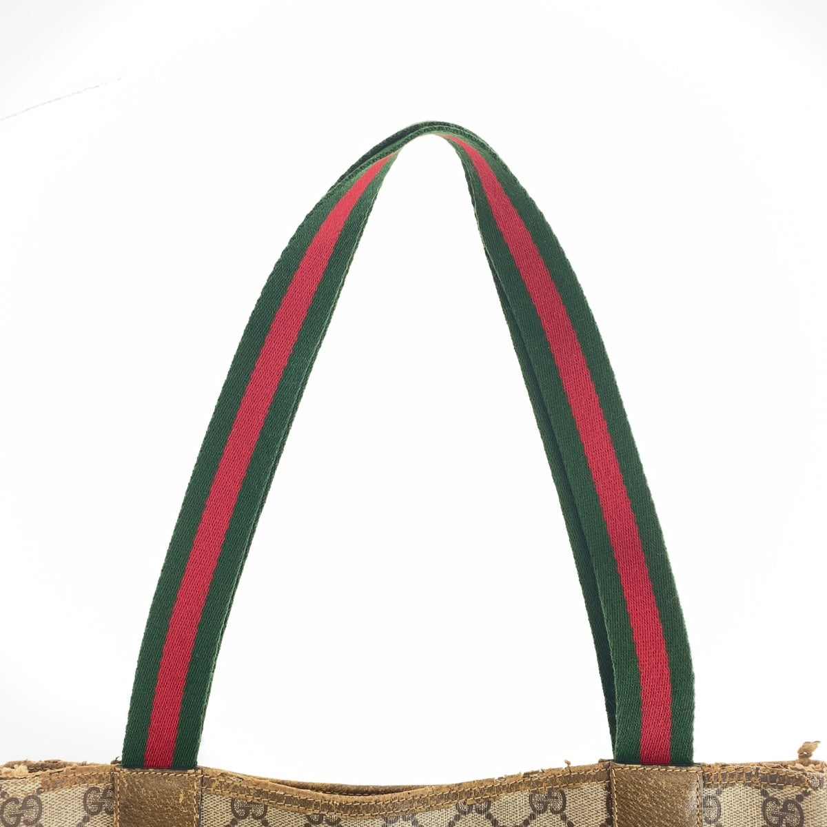 112134
GUCCI グッチ ヴィンテージ オールドグッチ シェリーライン インターロッキング ブラウン グレー ゴールド金具 GGスプリームキャンバス / レザー 39 02 003 トートバッグ ショルダーバッグ 男女兼用  レディース
