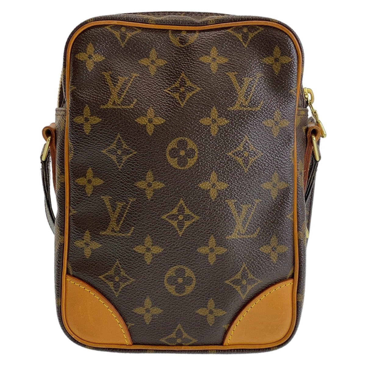 112119
LOUIS VUITTON ルイヴィトン モノグラム アマゾン ブラウン ゴールド金具 PVC / レザー M45236 斜め掛け ショルダーバッグ ポシェット  レディース