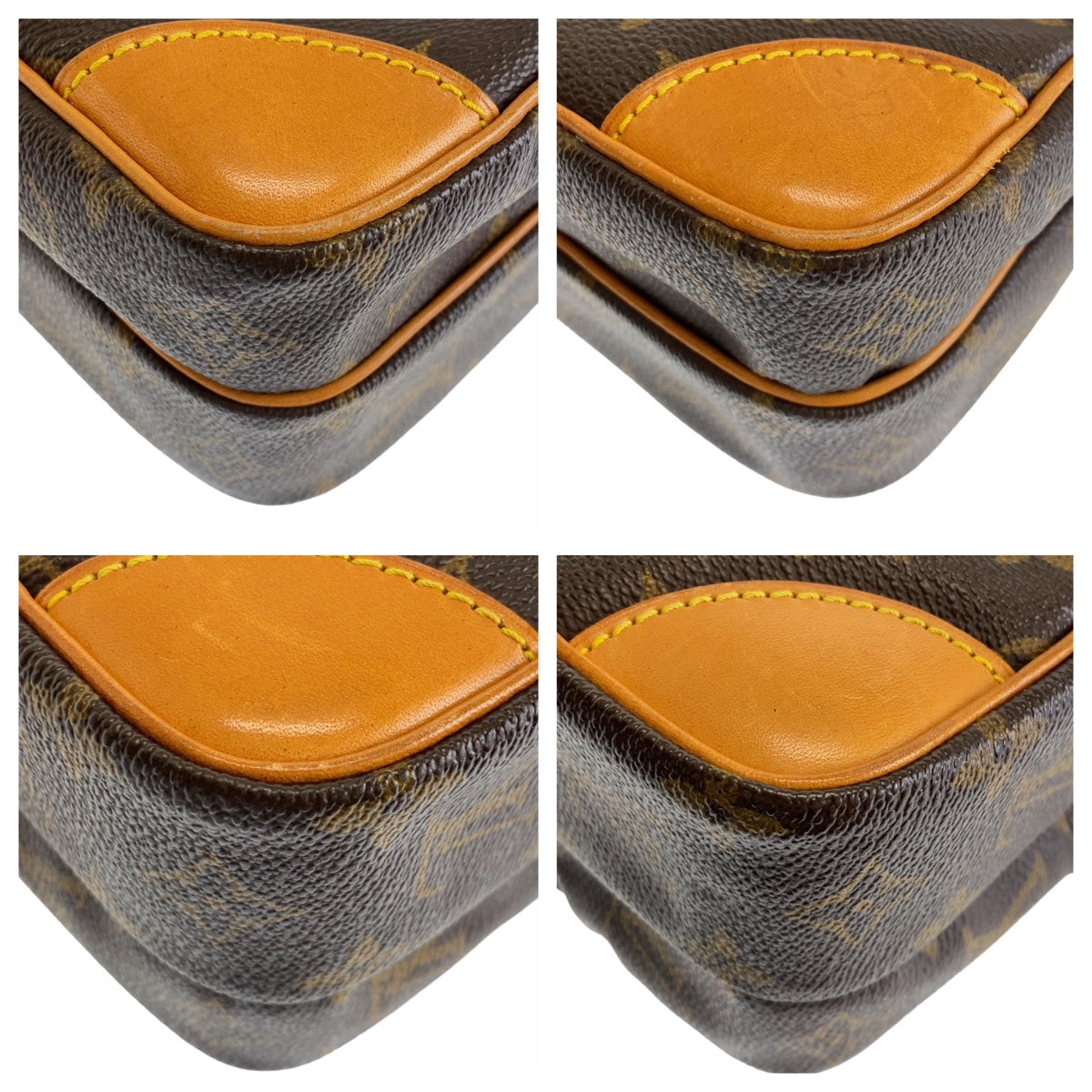 112119
LOUIS VUITTON ルイヴィトン モノグラム アマゾン ブラウン ゴールド金具 PVC / レザー M45236 斜め掛け ショルダーバッグ ポシェット  レディース