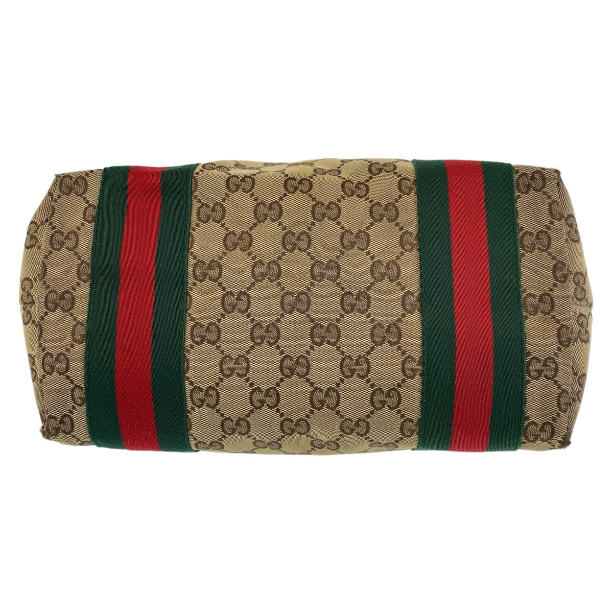 2113
GUCCI グッチ シェリーライン ベージュ ブラウン ゴールド金具 GGキャンバス / エナメル 211971 トートバッグ ショルダーバッグ  レディース