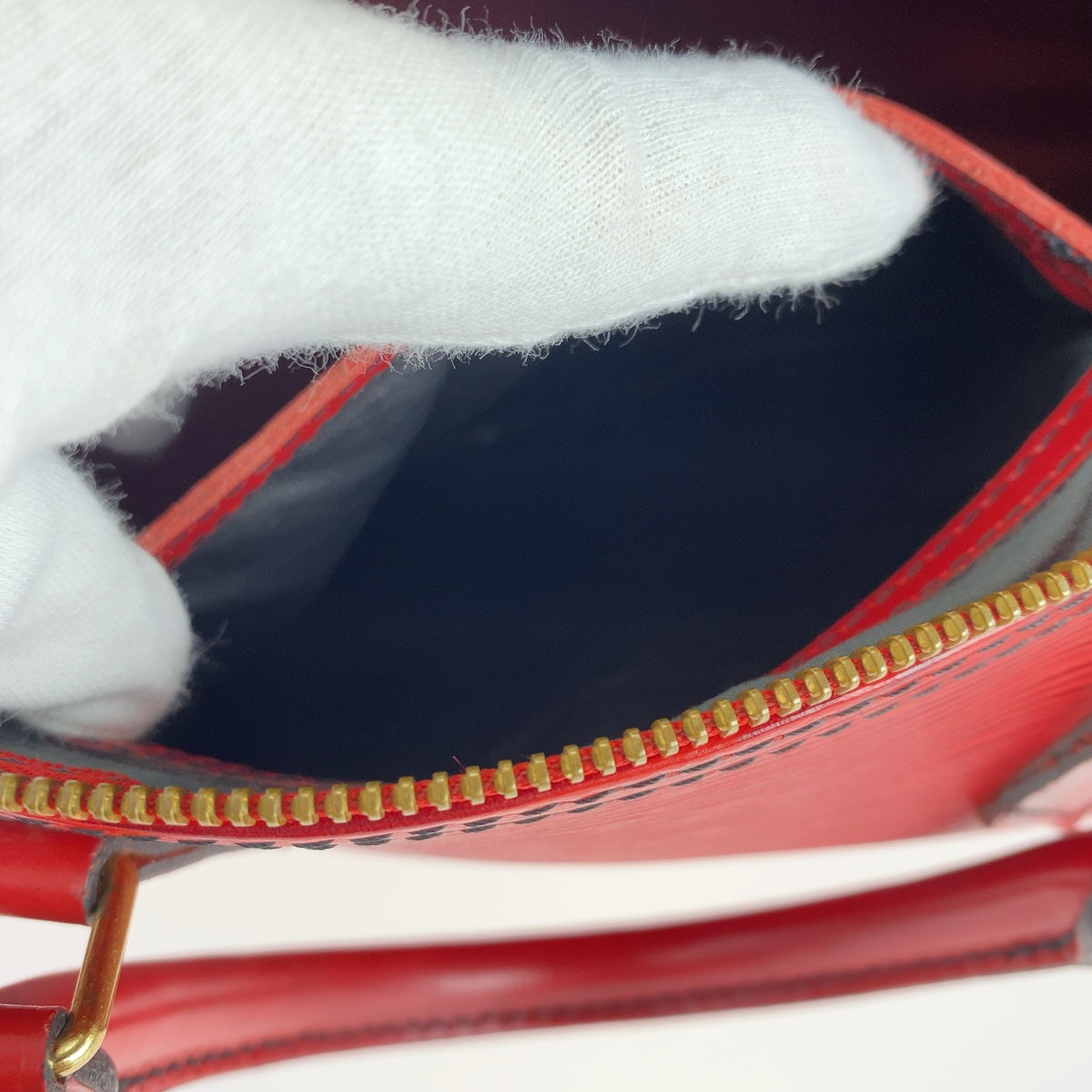 12112
LOUIS VUITTON ルイヴィトン エピ スピーディ 30 カスティリアンレッド ゴールド金具 レザー M43007 ハンドバッグ ミニボストンバッグ  レディース