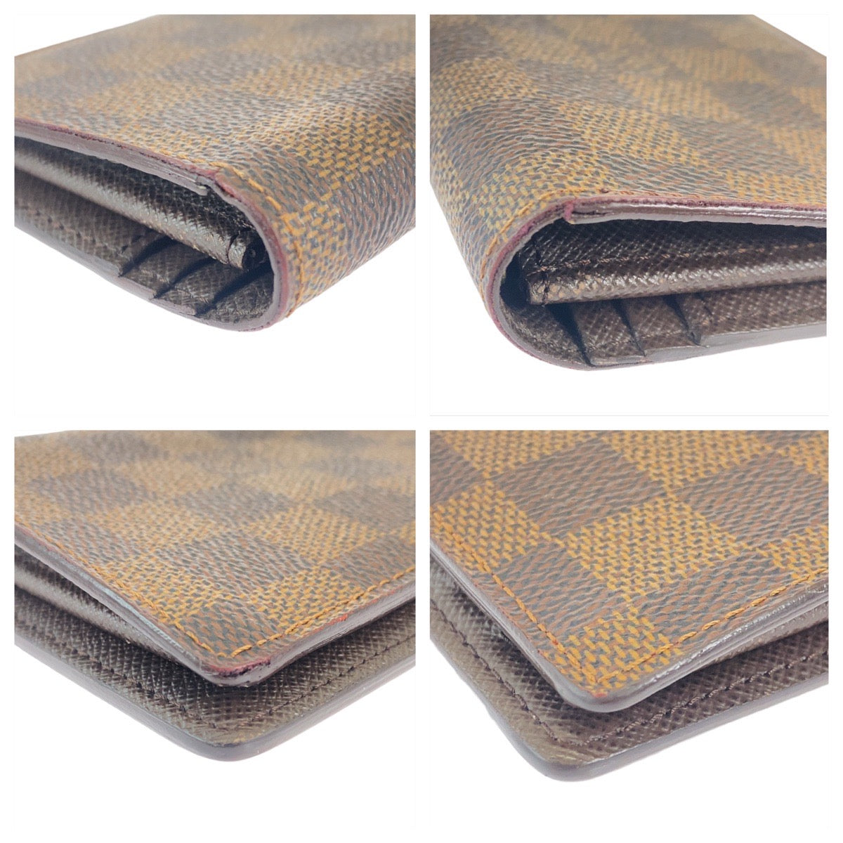 12093
LOUIS VUITTON ルイヴィトン ダミエ ポルトフォイユ ブラザ ブラウン ゴールド金具 PVC N60017 長財布 ロングウォレット  メンズ