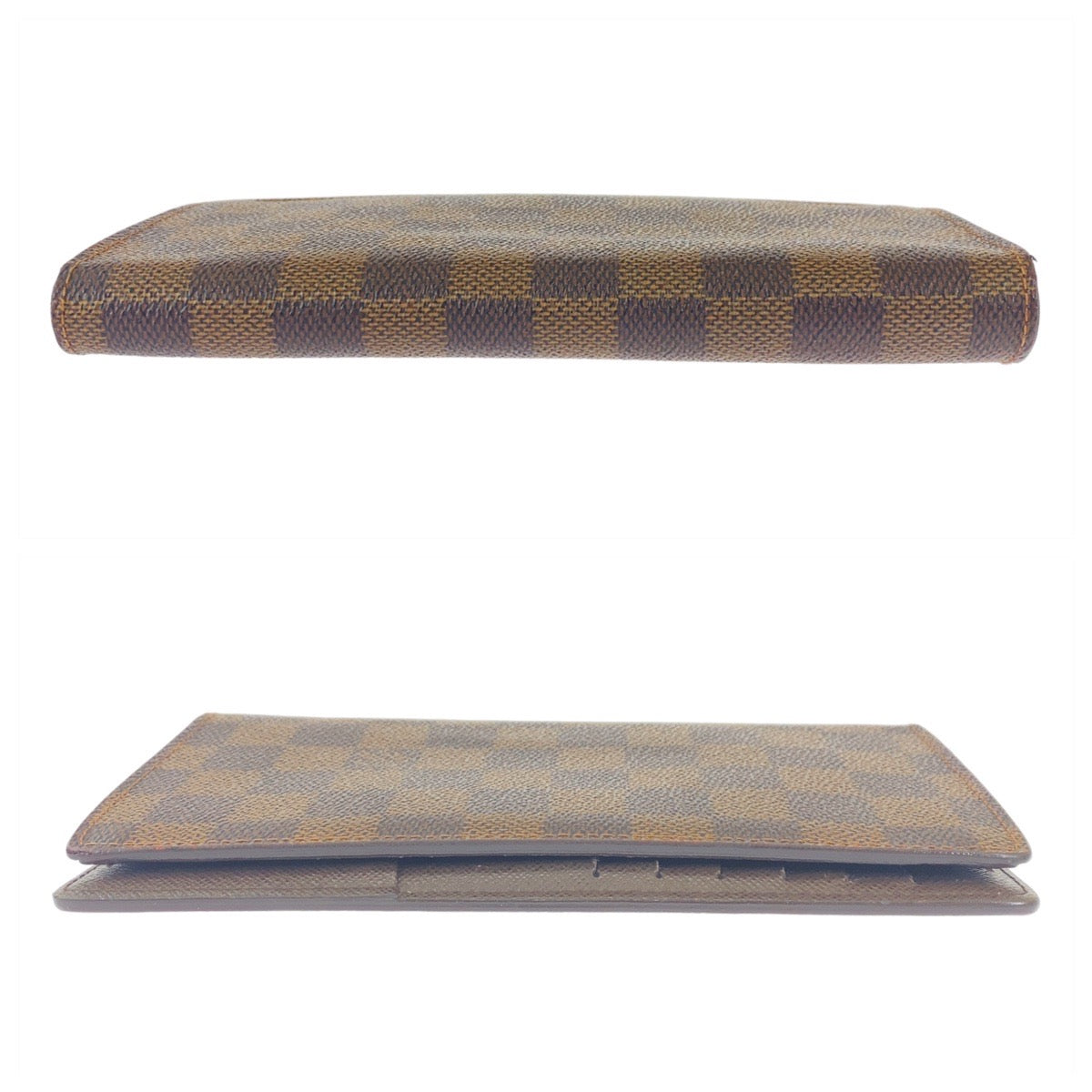 12093
LOUIS VUITTON ルイヴィトン ダミエ ポルトフォイユ ブラザ ブラウン ゴールド金具 PVC N60017 長財布 ロングウォレット  メンズ