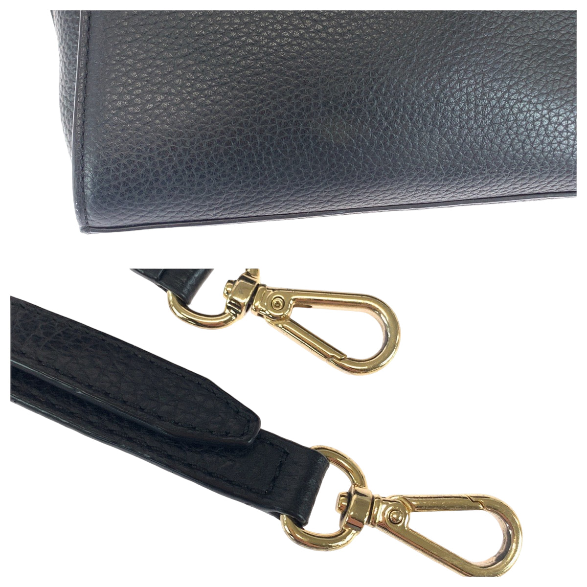 112084
Michael Kors マイケルコース ハミルトン トラベラー ブラック 黒 ゴールド金具 レザー ショルダーバッグ 斜め掛け可能  レディース
