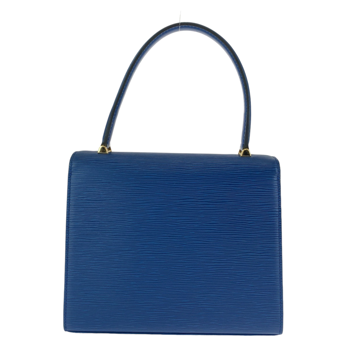 12075
LOUIS VUITTON ルイヴィトン ヴィンテージ エピ マルゼルブ トレドブルー ブルー ゴールド金具 エピレザー M52375 ハンドバッグ バニティバッグ  レディース