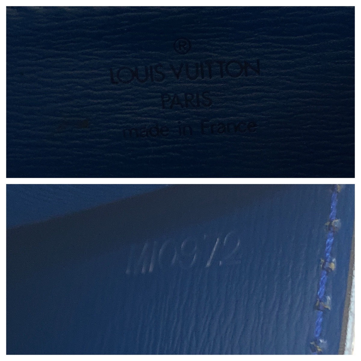 12075
LOUIS VUITTON ルイヴィトン ヴィンテージ エピ マルゼルブ トレドブルー ブルー ゴールド金具 エピレザー M52375 ハンドバッグ バニティバッグ  レディース