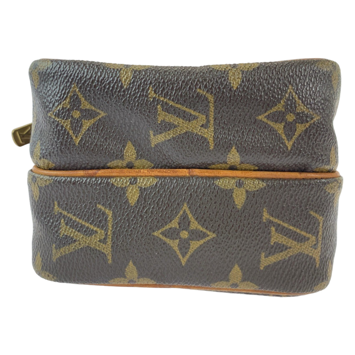 2074
LOUIS VUITTON ルイヴィトン モノグラム ミニアマゾン ブラウン ゴールド金具 PVC M45238 斜め掛け ショルダーバッグ ポシェット  レディース