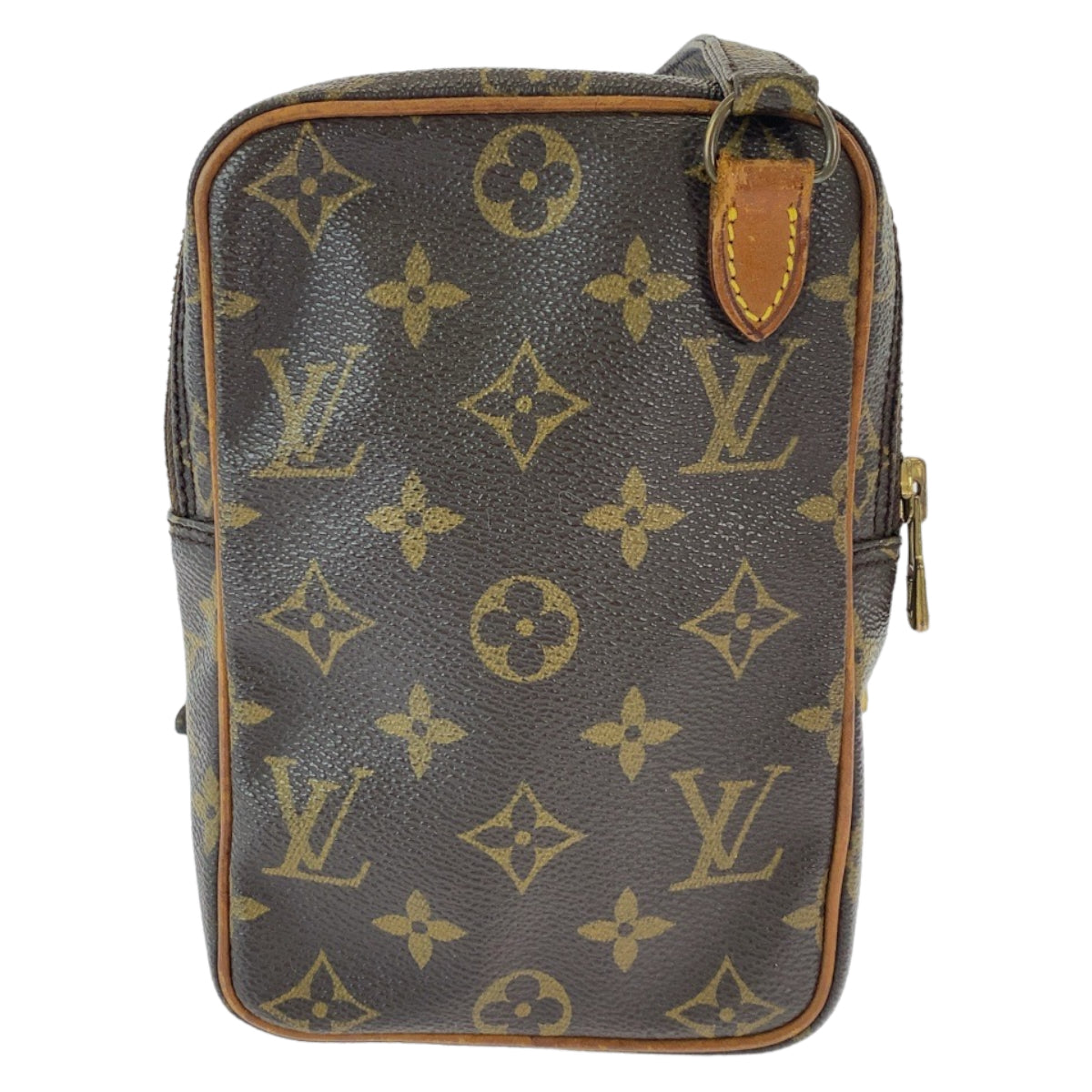 2074
LOUIS VUITTON ルイヴィトン モノグラム ミニアマゾン ブラウン ゴールド金具 PVC M45238 斜め掛け ショルダーバッグ ポシェット  レディース