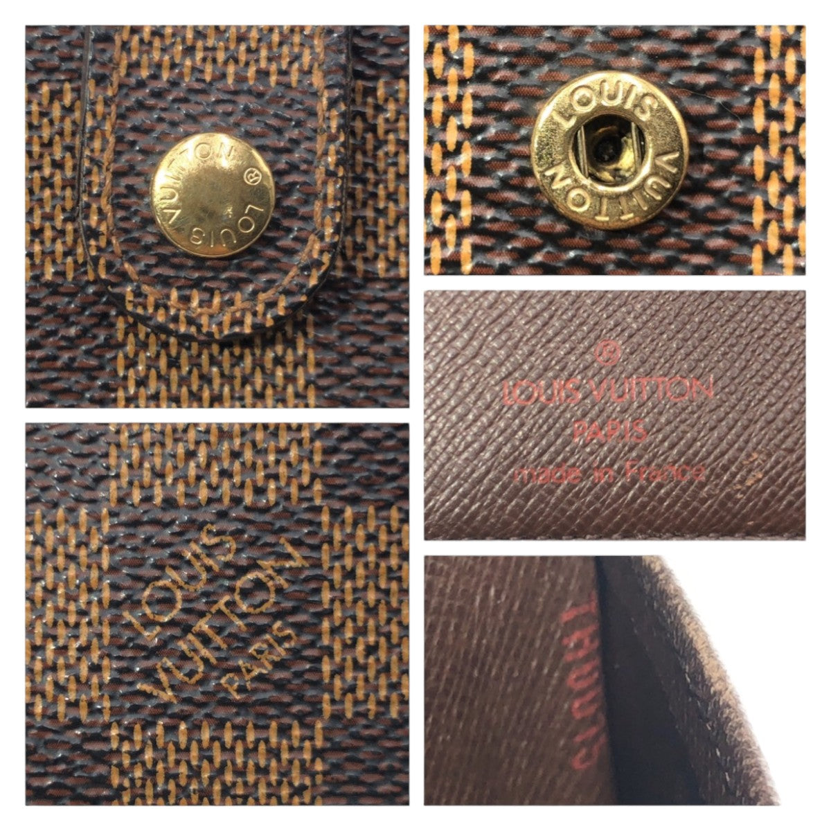 12812
LOUIS VUITTON ルイヴィトン ポルトフォイユ ヴィエノワ ダミエ エベヌ ブラウン ゴールド金具 PVC N61674 折財布 コンパクトウォレット がま口  レディース