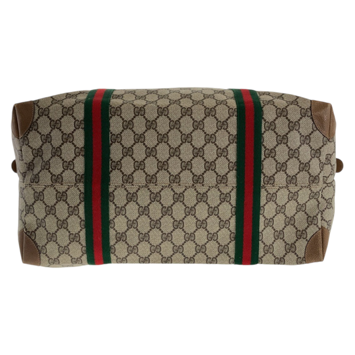 12070
GUCCI グッチ ヴィンテージ オールドグッチ シェリーライン インターロッキング ブラウン グレー GGスプリームキャンバス / レザー 89 19 012 ボストンバッグ 男女兼用  レディース