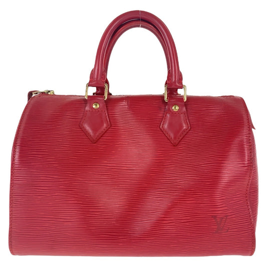 12068
LOUIS VUITTON ルイヴィトン エピ スピーディ25 カスティリアンレッド ゴールド金具 レザー M43017 ハンドバッグ ミニボストンバッグ  レディース