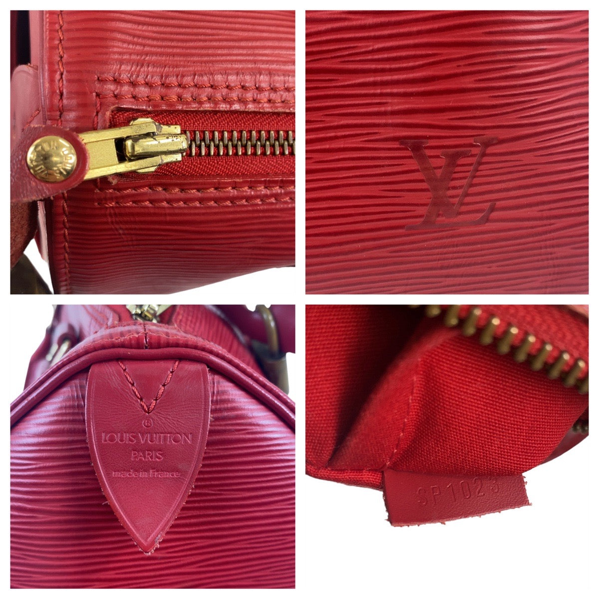 12068
LOUIS VUITTON ルイヴィトン エピ スピーディ25 カスティリアンレッド ゴールド金具 レザー M43017 ハンドバッグ ミニボストンバッグ  レディース
