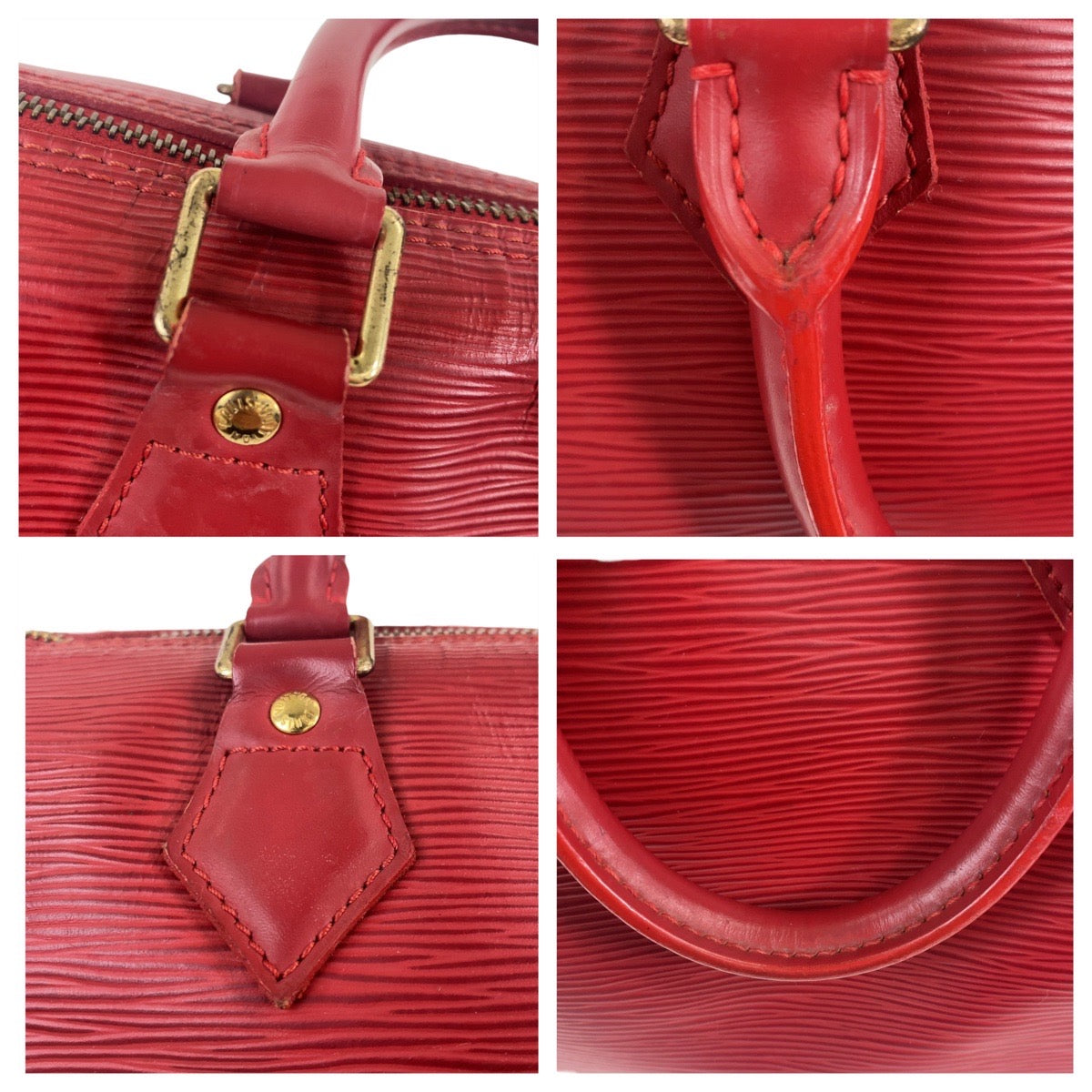 12068
LOUIS VUITTON ルイヴィトン エピ スピーディ25 カスティリアンレッド ゴールド金具 レザー M43017 ハンドバッグ ミニボストンバッグ  レディース